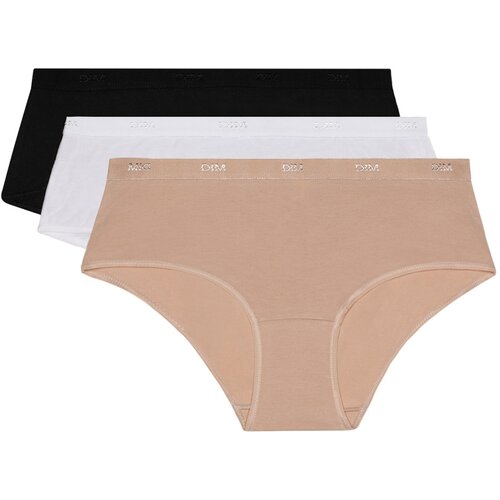 DIM ECO LES POCKETS BOXER 3x - 3 women's trousers - black - white - body Cijene