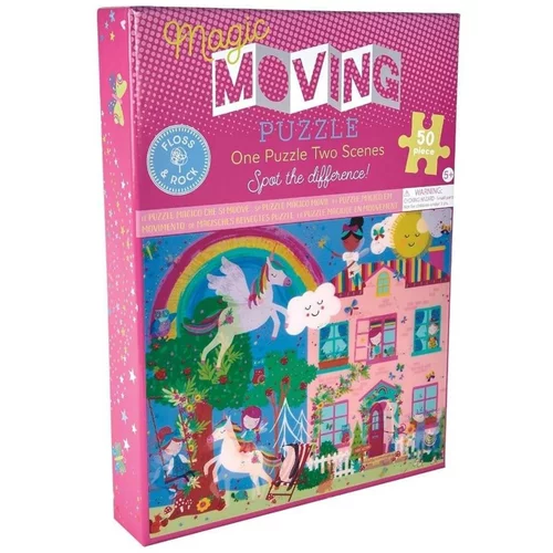 Floss&Rock® sestavljanka magic moving puzzle rainbow fairy (50 kosov)