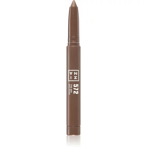 3INA The 24H Eye Stick dolgoobstojna senčila za oči v svinčniku odtenek 572 - Cool brown 1,4 g