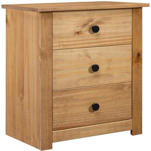 VidaXL Nočna omarica 46x40x57 cm borovina Panama Range Slike