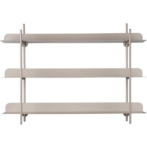 PT LIVING Siva metalna polica s vi&scaron;e razina 60 cm Riqueza Tres &ndash; Cijene