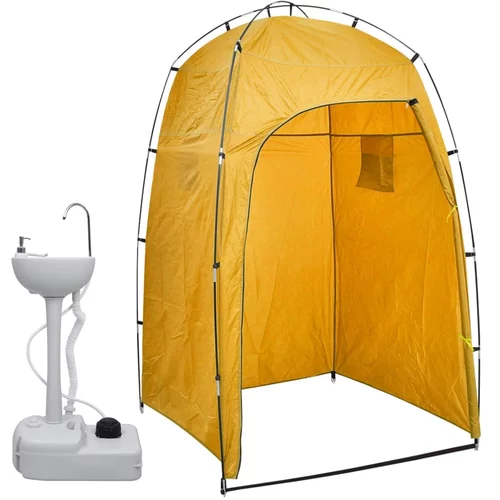  Prijenosni stalak za pranje ruku za kampiranje sa šatorom 20 L