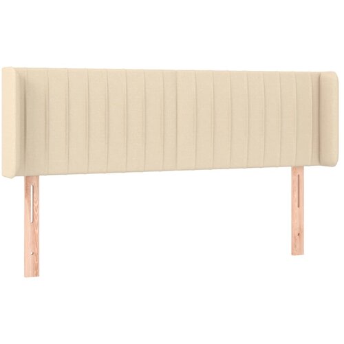 Maison Chic vzglavna omarica - nočna omarica - posteljna omarica z ušesi krem 147x16x78/88 cm blago, (21712195) Cene