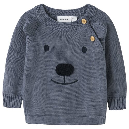 name it pulover DR 13249098 NBMREADY LS KNIT F modra 74 Cene