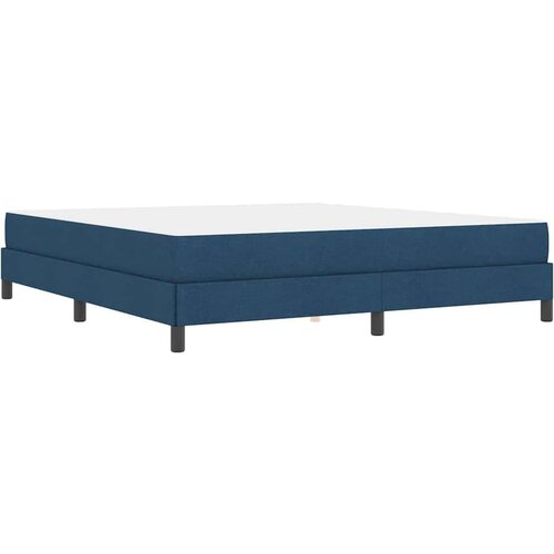 Box spring krevet s madracem Plava 180 x 200 cm tkanina Slike