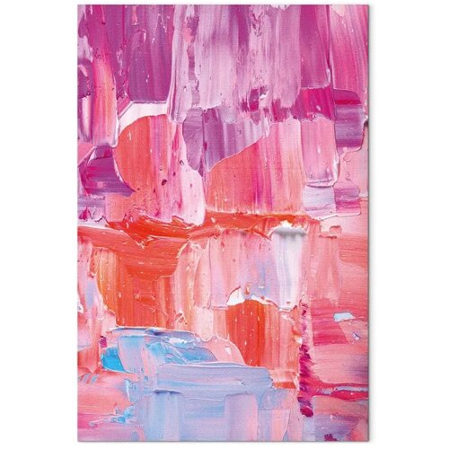  Slika - Colorful Contrasts - Energetic Color Transitions in Shades of Pink 20x30 Cijene