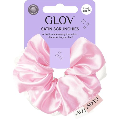 Glov Scrunchies 2 Pack M - White/Pink Cene