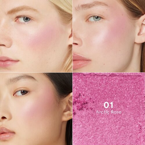 Gucci Beauty Glow Blush kompaktno rdečilo odtenek 01 Arctic Rose 5.5 g Slike