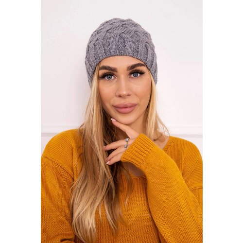 Kesi Cap with fleece Agnieszka K239 light gray Cijene
