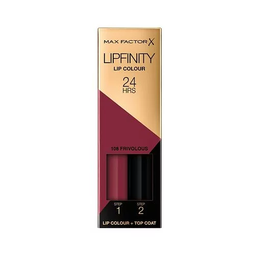 Max Factor lipfinity lip colour tekući ruž za usne 4,2 g nijansa 108 frivolous