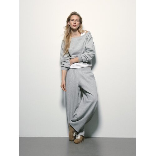 Reserved Bluza otvorenih ramena - svijetlo siva Cene
