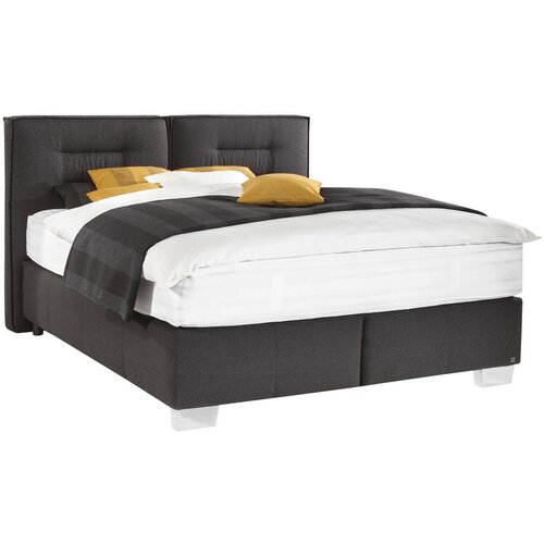 Dieter Knoll POSTELJA BOXSPRING 180 cm x 200 cm , tekstil črna Cene