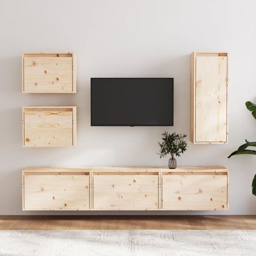 The Living Store TV omarica 6 kosov trdna borovina - TV Omarica, (21376902) Cene