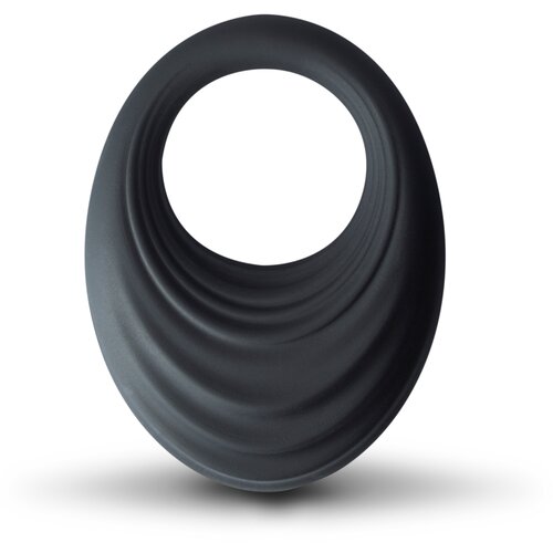Rocks Off Spire Vibrating Liquid Silicone Ring Black Cene