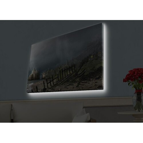Wallity Zidna slika sa LED osvetljenjem 4570HDACT-011, 45x70 cm Cijene