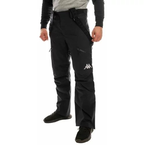 Kappa 6CENTO 622 HZ US Muške skijaške hlače, crna, veličina