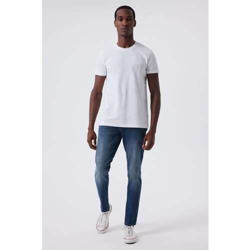 Lee Cooper Twingos 6 Men's Pique O Neck T-Shirt White Slike