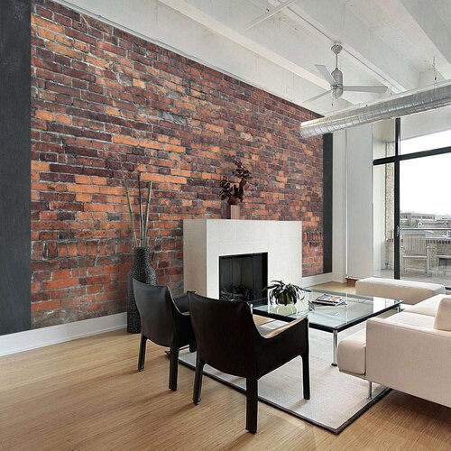  Tapeta - Vintage Wall (Red Brick) 100x70 Slike