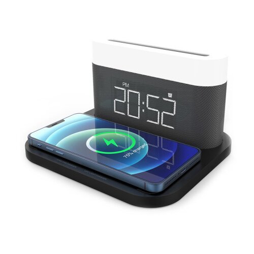 Moye aurora lamp with clock and Wi-Fi charger ( 044333 ) Cene