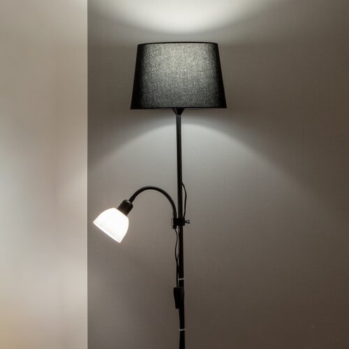  brilagi - podna lampa ceria 1xE27/100W/230V + 1xE14/25W crna Slike