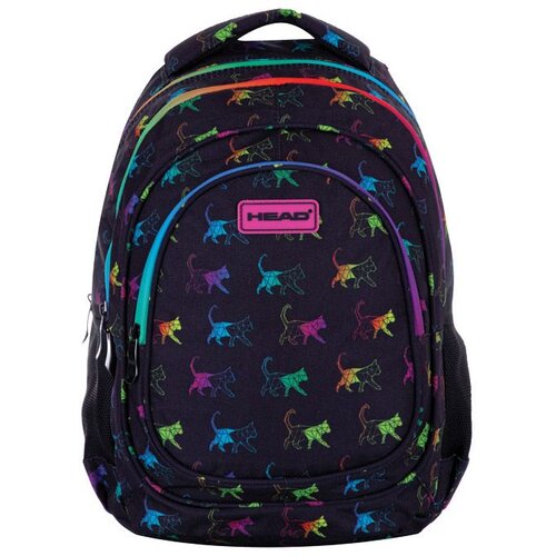 Head Ranac đački anatomski 3zipa AB330 Rainbow Kitty 24.502023081 crno-roze Cene