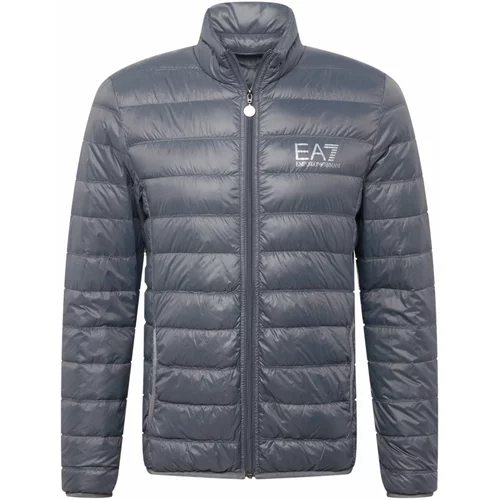 Ea7 Emporio Armani Prehodna jakna siva / svetlo siva
