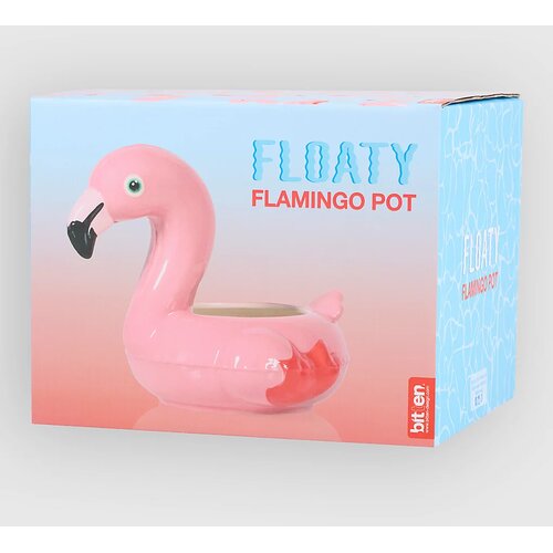 Bitten Floaty Flamingo Pot Planter pink Slike