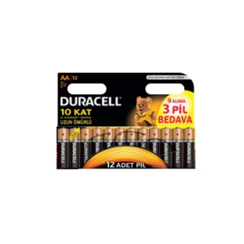 Duracell Baterije Basic AA LR6 (12 kosov, 1,5 V)