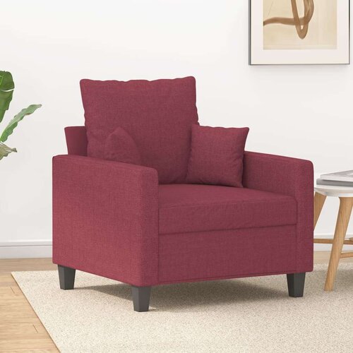  Fotelj vinsko rdeč 60 cm blago Cene