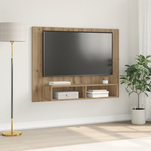 VidaXL TV Kabinet za Zid Umjetnička hrastovina 120 x 23.5 x 90 cm Slike