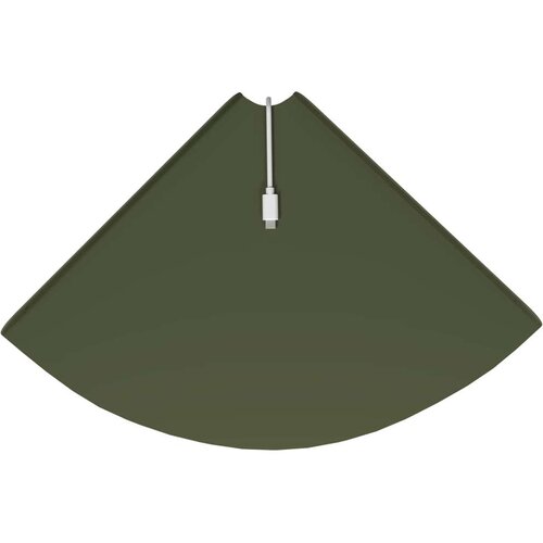  Lebdeća polica s policom 4 pcs Maslinovo zelena 30 x 30 x 2 cm - Maslinovo zelena 30 cm 4 Slike