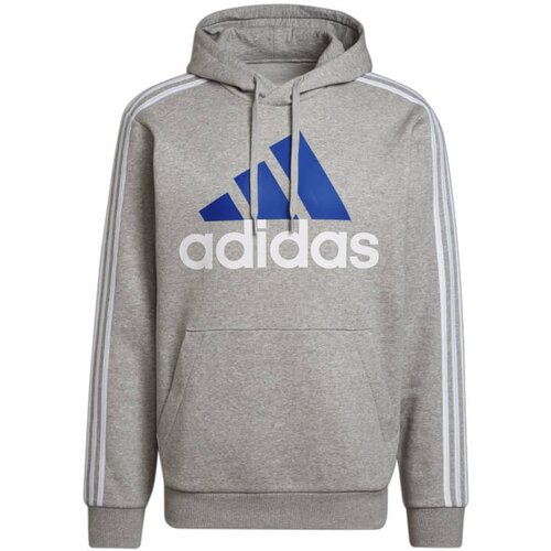 Adidas mu&amp;scaron;ki pulover PULOVER M BL3S FL HD Siv Slike