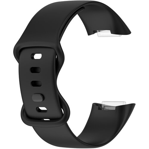 INF silikonska zapestnica za fitbit charge 5 in charge 6 black m, (21235998) Cene