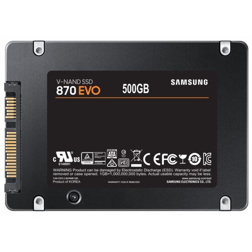 Samsung SSD 870 EVO 500GB2.5&amp;#039;&amp;#039; SATA3V-NAND MLC560MB/s read,530MB/s write Slike