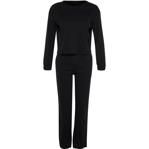 Trendyol Ženski set pidžame THMAW21PT0009, Crni Cene
