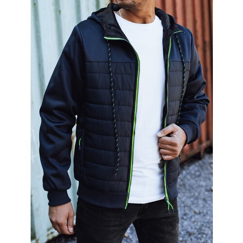 DStreet Men's transitional quilted jacket with hood dark blue Cijene