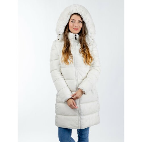 Glano Women's quilted jacket - white Slike