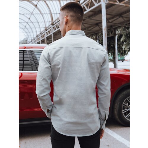 DStreet Men's Blue Denim Shirt Cene