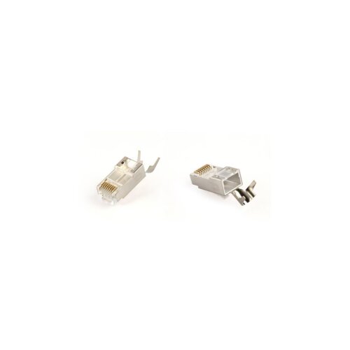  50 komada GEMBIRD LC-PTF7-01/50, Shielded modular CAT7, pass-through type plug 15u&rdquo; gold, plated Cijene