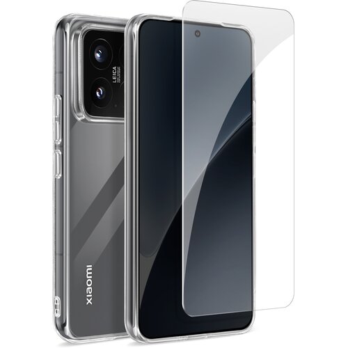 Oem Mayaxess, Zaščitni paket za Xiaomi 15 Mehka lupina in kaljeno steklo, Prozorno, (5000215750) Cene
