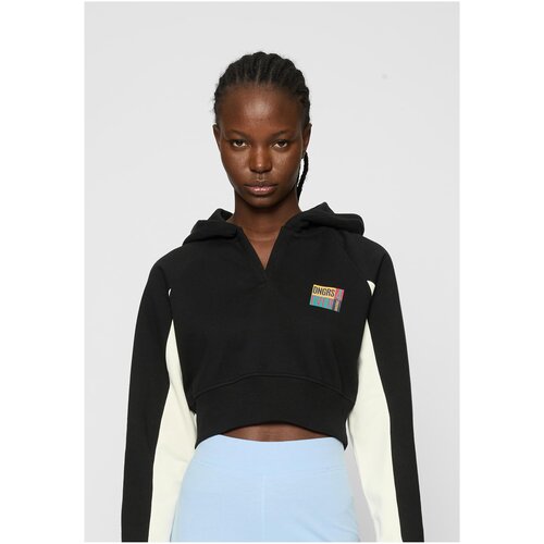 Dangerous DNGRS Women&amp;#039;s cropped sweatshirt Hoody Wallart black Slike