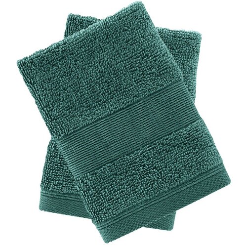 Catherine Lansfield Tamno zeleni pamučni ručnici u setu 2 kom od frotira 30x30 cm Anti-Bacterial – Cijene