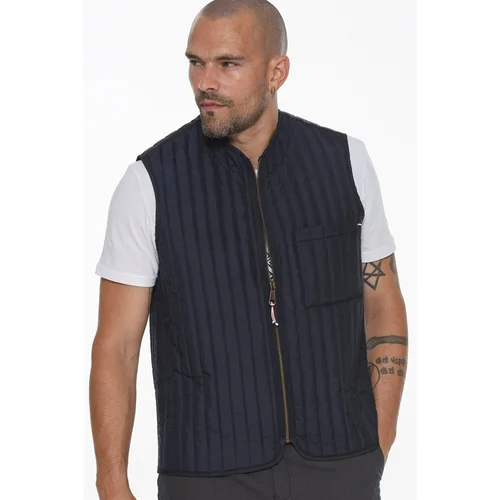 Dewberry Y8611 MEN'S VEST-NAVY BLUE