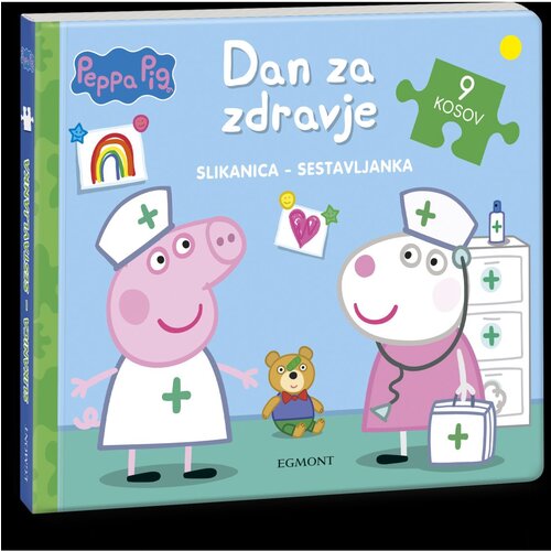 Pujsa Pepa slikanica-sestavljanka Dan za zdravje Slike