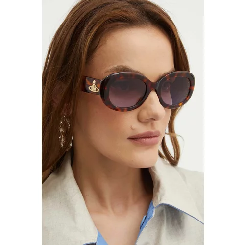 Vivienne Westwood Sunčane naočale za žene, boja: smeđa, VW505110053