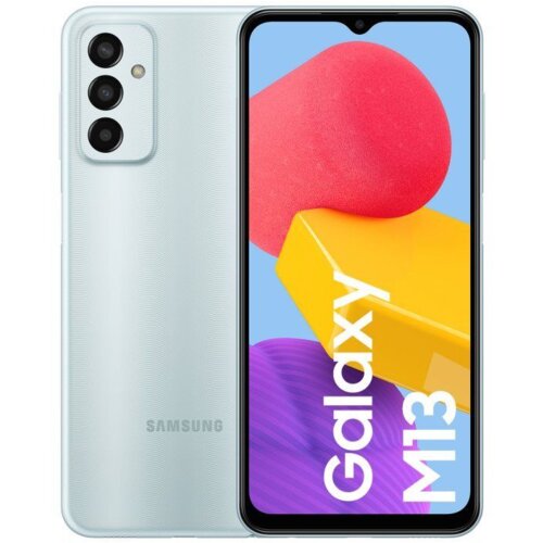 Samsung galaxy M13 M135 ds telefon 4GB/64GB - svetlo moder Slike