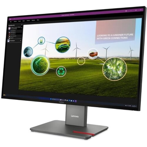 Lenovo MONITOR ThinkVision P27Q-40 27"/IPS/2560x1440/120Hz/4ms/Tilt,Swivel,Pivot,Heigh/3x USB-A, Cene