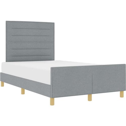 vidaXL Krevet Svjetlosiva Konstruirano drvo 140 x 190 cm Ergonomski Cene
