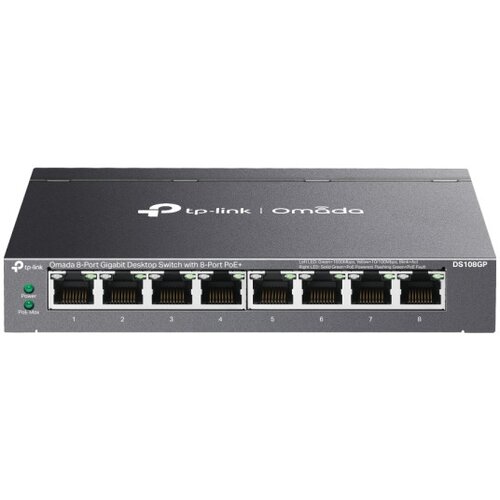 Tp-link lan switch DS108GP 8x1G PoE/65W Cene