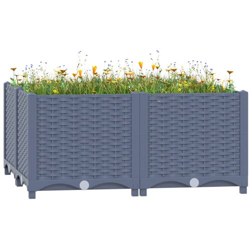  Povi&amp;scaron;ena gredica 80x80x38 cm od polipropilena Slike